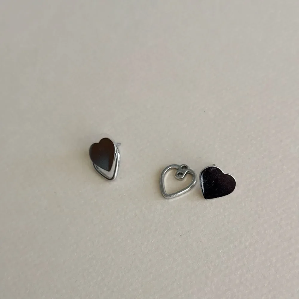 Heart Stud Earrings #2276